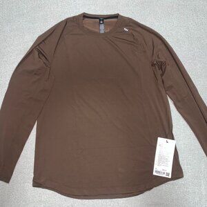 Lululemon NWT License to Train Long-Sleeve Shirt Size M WALC Walnut Crunch